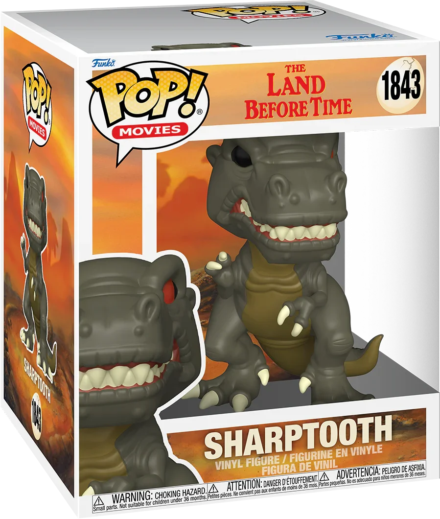 FUN81192 The Land Before Time - Sharptooth 6" Pop! Vinyl - Funko - Titan Pop Culture