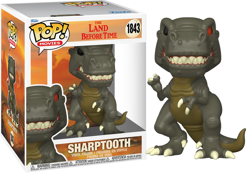 FUN81192 The Land Before Time - Sharptooth 6" Pop! Vinyl - Funko - Titan Pop Culture