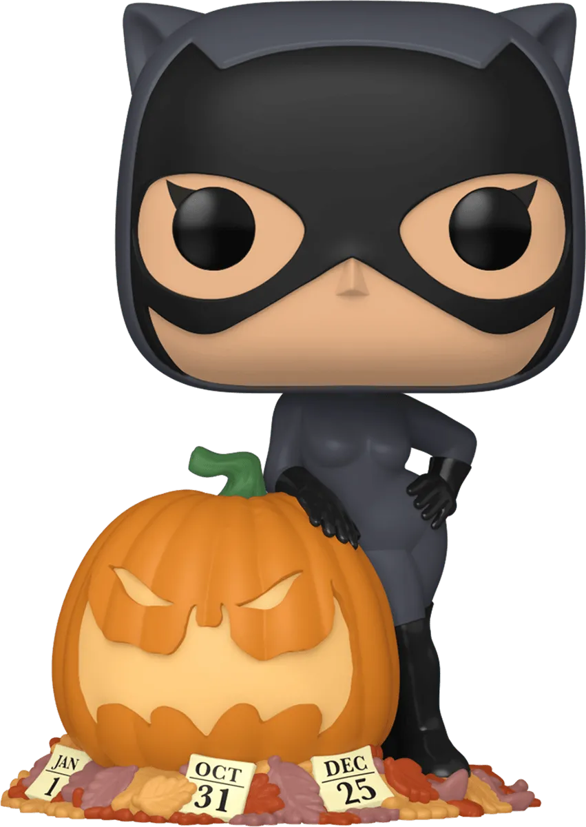 FUN81956 DC Comics - Catwoman with Pumpkin US Exclusive Pop! Vinyl [RS] - Funko - Titan Pop Culture