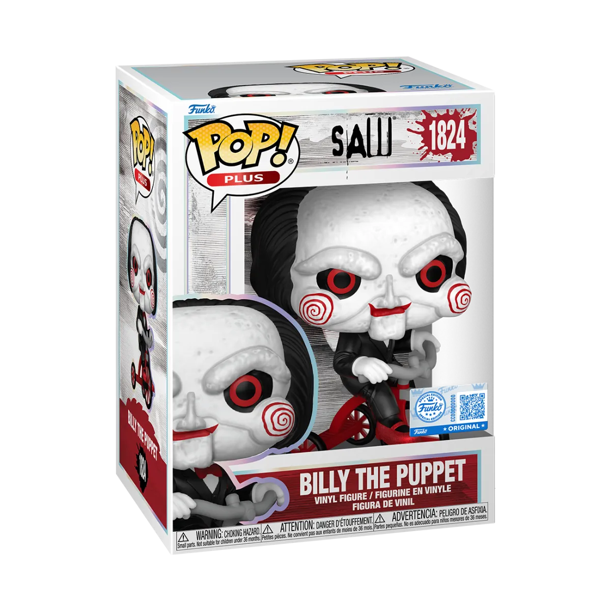 FUN81961 Saw: 10th Anniversary - Billy on Tricycle US Exclusive Pop! Plus [RS] - Funko - Titan Pop Culture