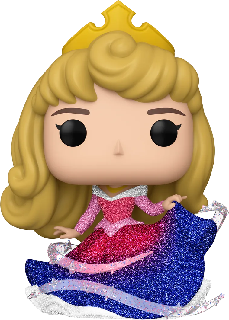 FUN82113 Sleeping Beauty - Aurora Sleeping US Exclusive Diamond Glitter Pop! Vinyl [RS] - Funko - Titan Pop Culture