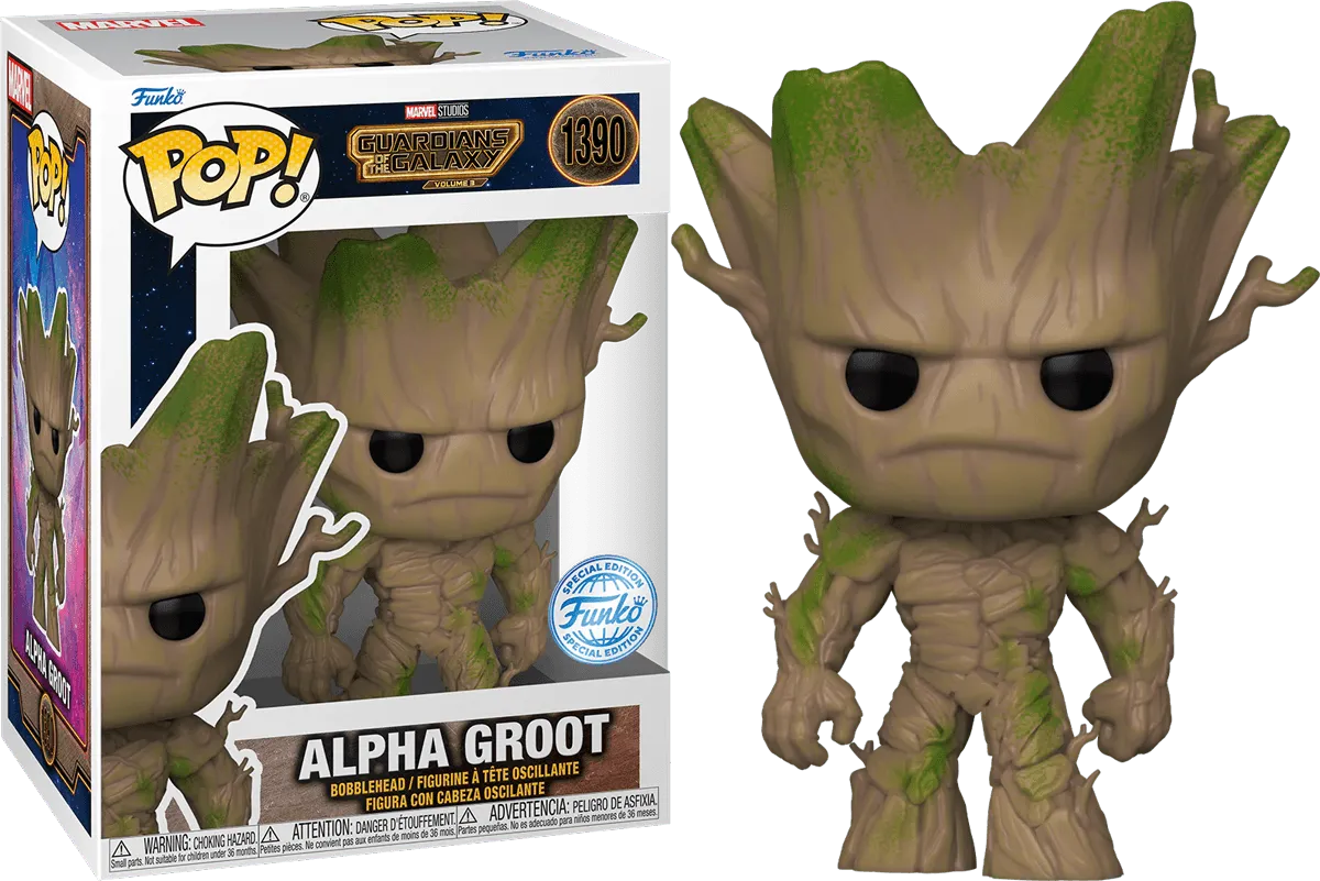FUN82141 Guardians of the Galaxy: Vol. 3 - Alpha Groot US Exclusive Pop! Vinyl [RS] - Funko - Titan Pop Culture