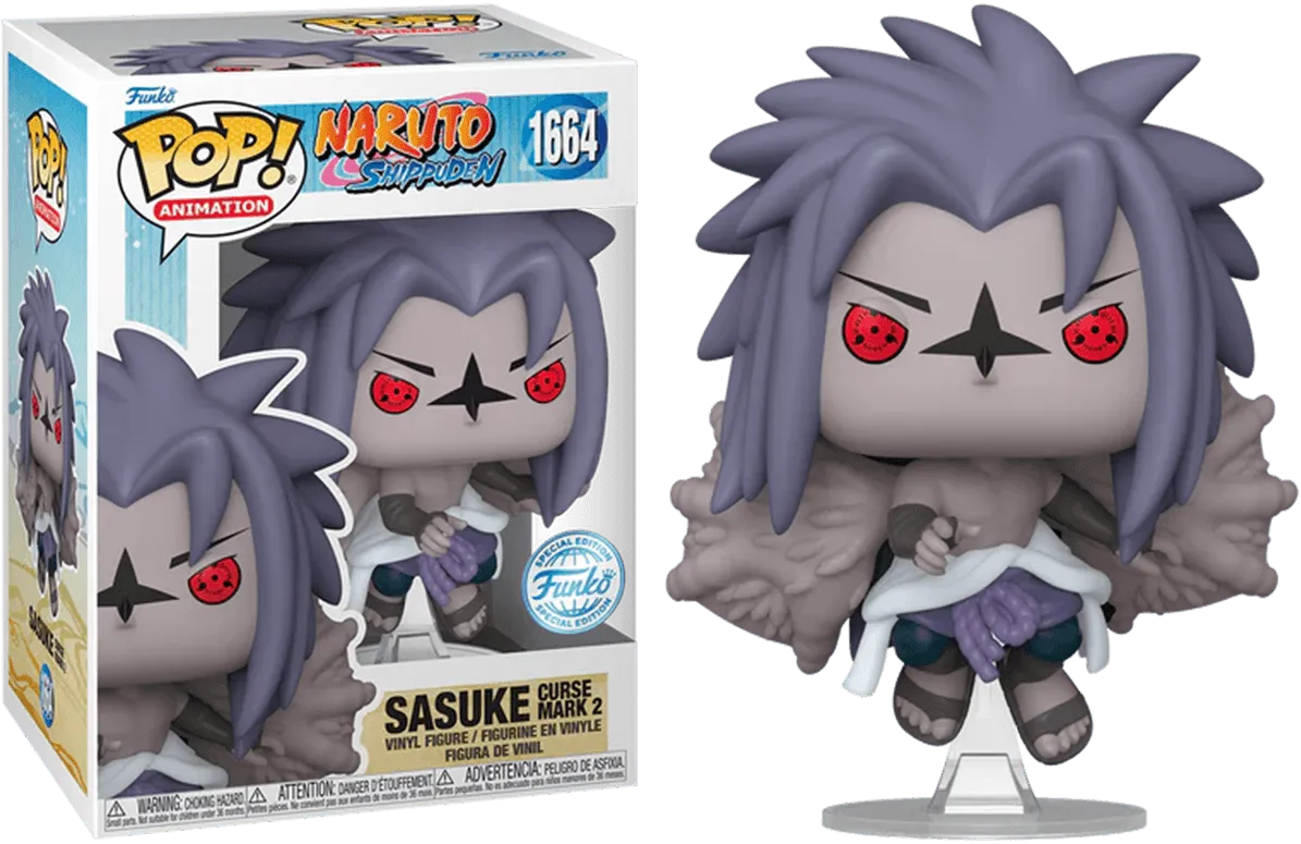 FUN82166 Naruto - Sasuke (Curse Mark 2) US Exclusive Pop! Vinyl [RS] - Funko - Titan Pop Culture