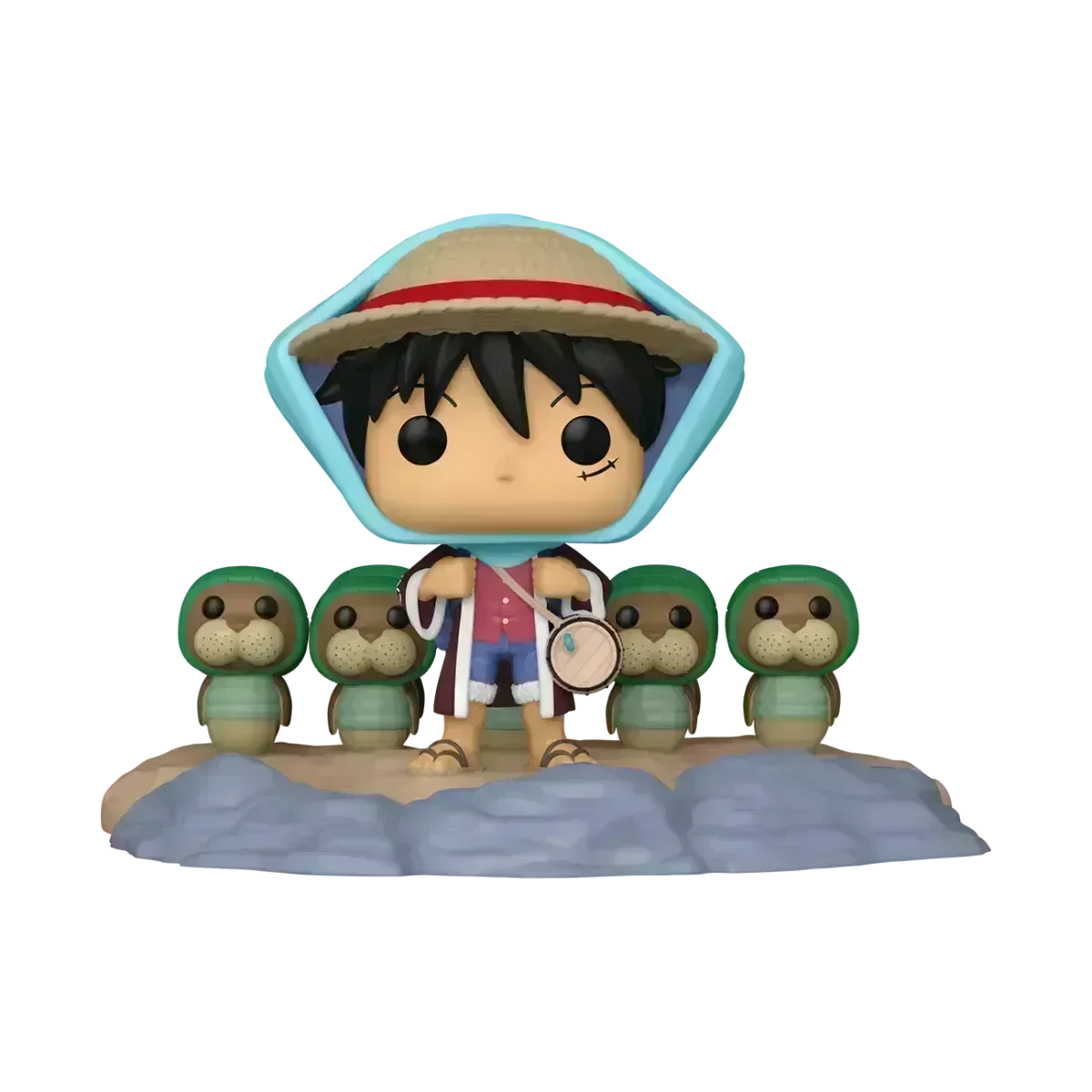 FUN82169 One Piece - Luffy Train Kung Fu Dugong Pop! Vinyl Moment [RS] - Funko - Titan Pop Culture