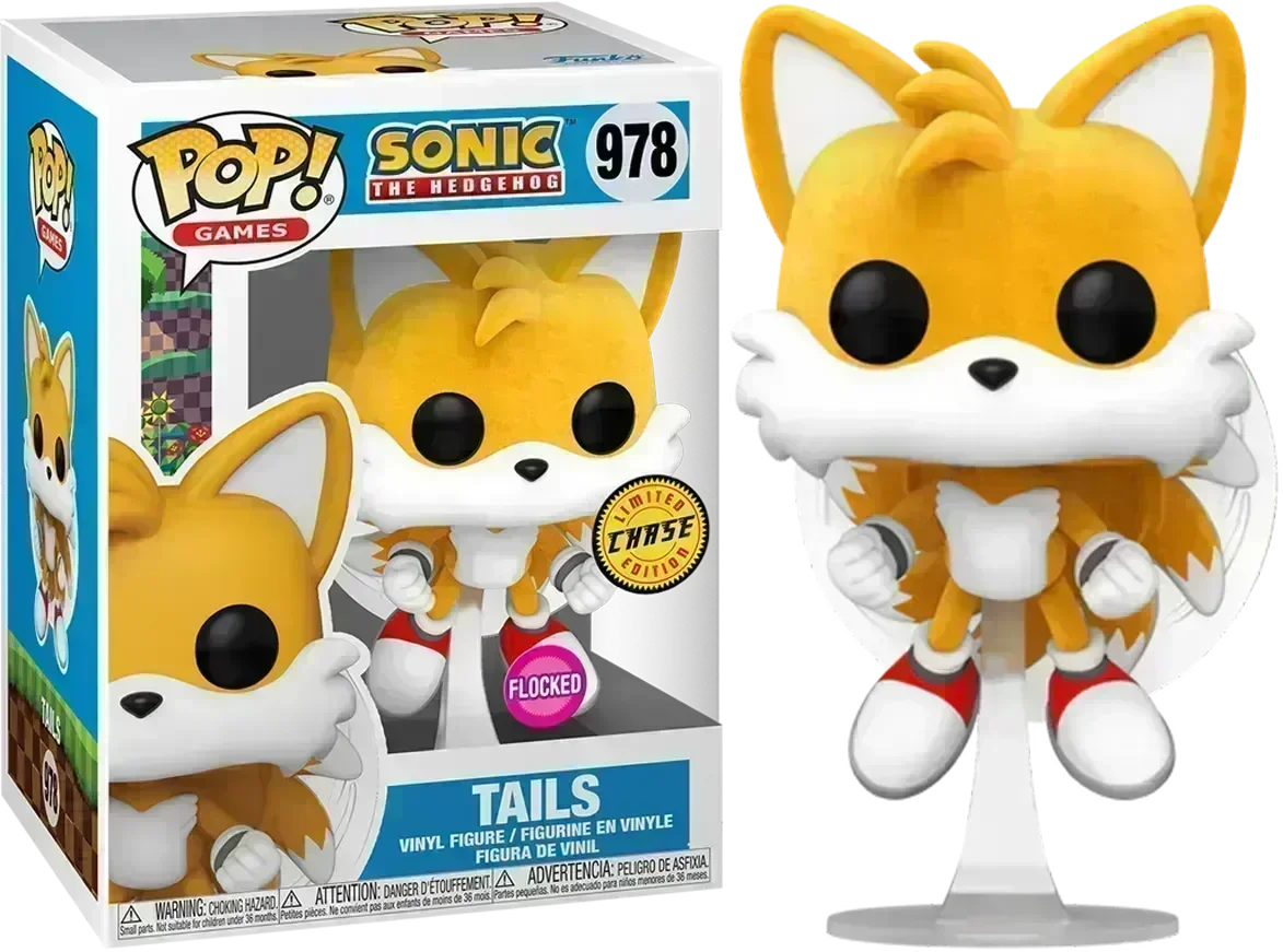 FUN82617BUNDLE Sonic the Hedgehog - Tails (Flying) US Exclusive Pop! Vinyl Chase Bundle / Case [RS] - Funko - Titan Pop Culture