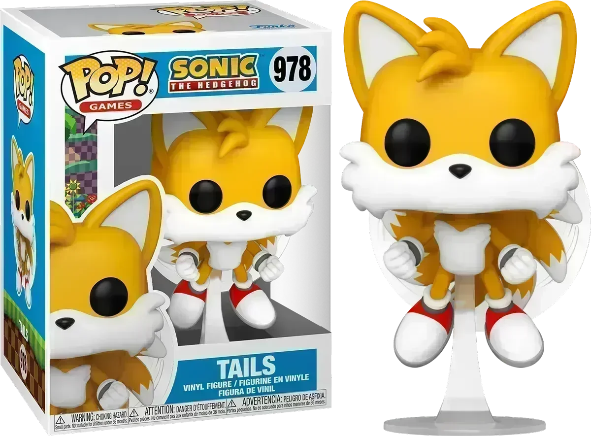FUN82617BUNDLE Sonic the Hedgehog - Tails (Flying) US Exclusive Pop! Vinyl Chase Bundle / Case [RS] - Funko - Titan Pop Culture