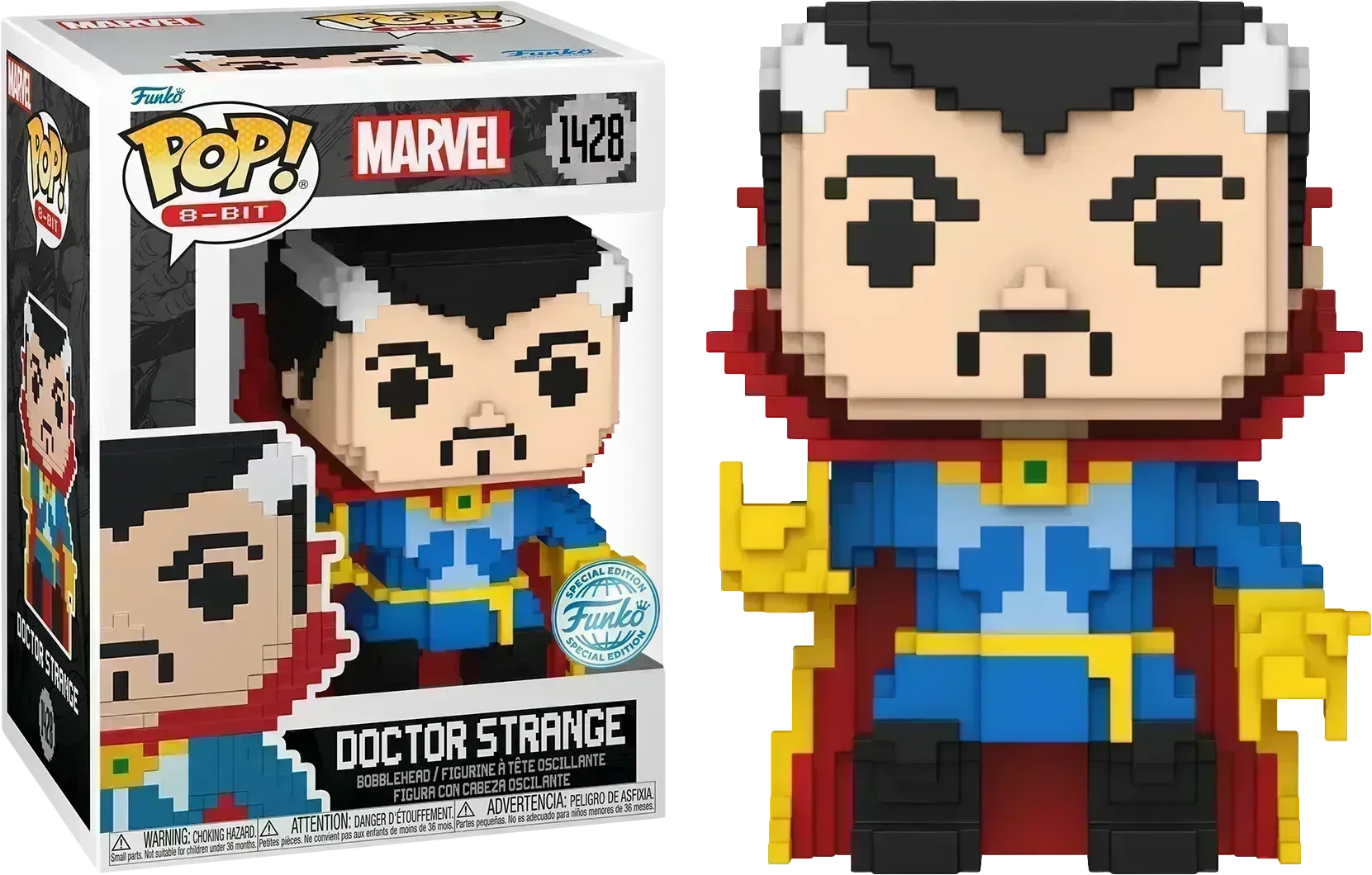 FUN82701 Marvel Comics - Dr Strange 8-Bit US Exclusive Pop! Vinyl [RS] - Funko - Titan Pop Culture