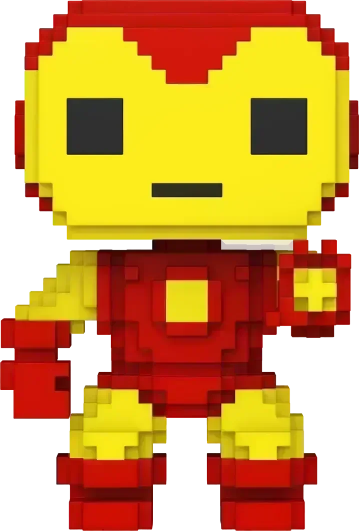 FUN82702 Marvel: 8-Bit - Iron Man 8-Bit Pop! Vinyl [RS] - Funko - Titan Pop Culture