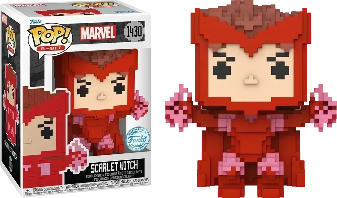 FUN82703 Marvel Comics: 8-Bit - Scarlett Witch 8-Bit US Exclusive Pop! Vinyl [RS] - Funko - Titan Pop Culture