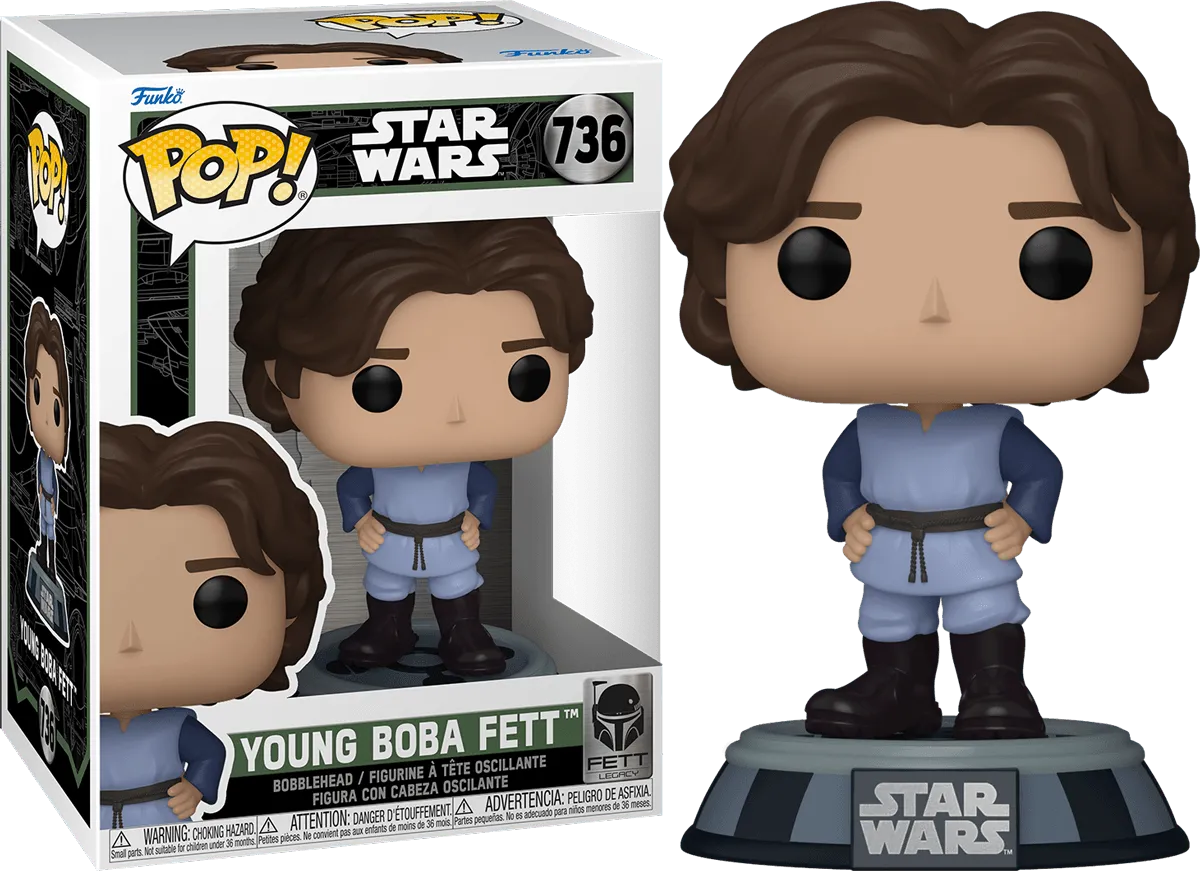 FUN82724 Star Wars: Fett Legacy - Boba Fett (Young) Pop! Vinyl - Funko - Titan Pop Culture