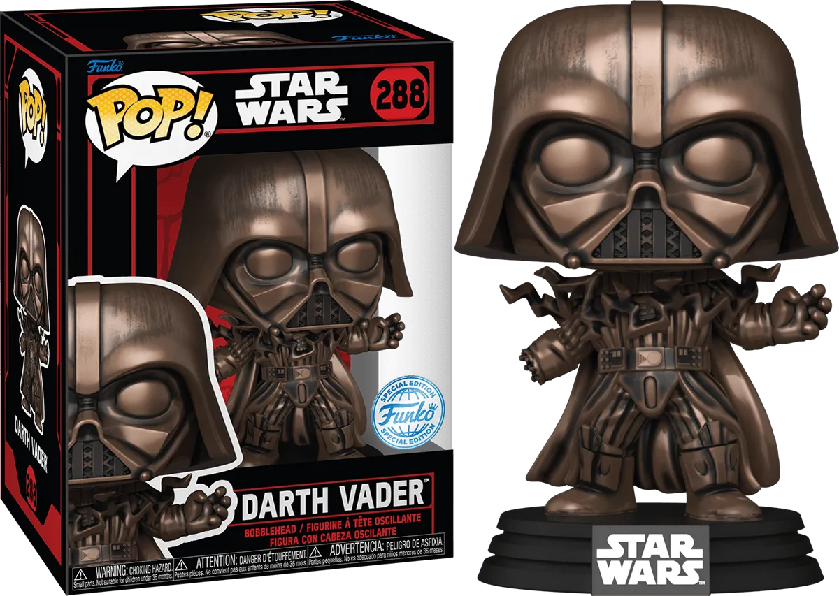 FUN82727 Star Wars - Darth Vader Bronze Metallic Pop! Vinyl [RS] - Funko - Titan Pop Culture