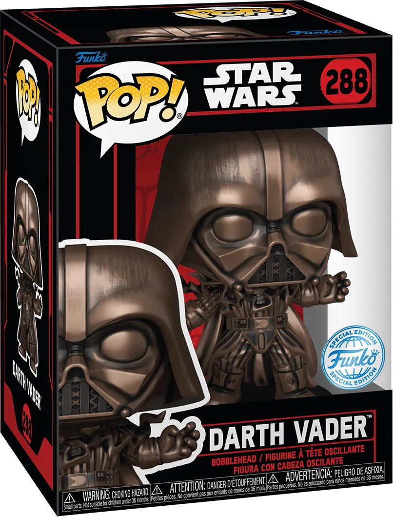 FUN82727 Star Wars - Darth Vader Bronze Metallic Pop! Vinyl [RS] - Funko - Titan Pop Culture
