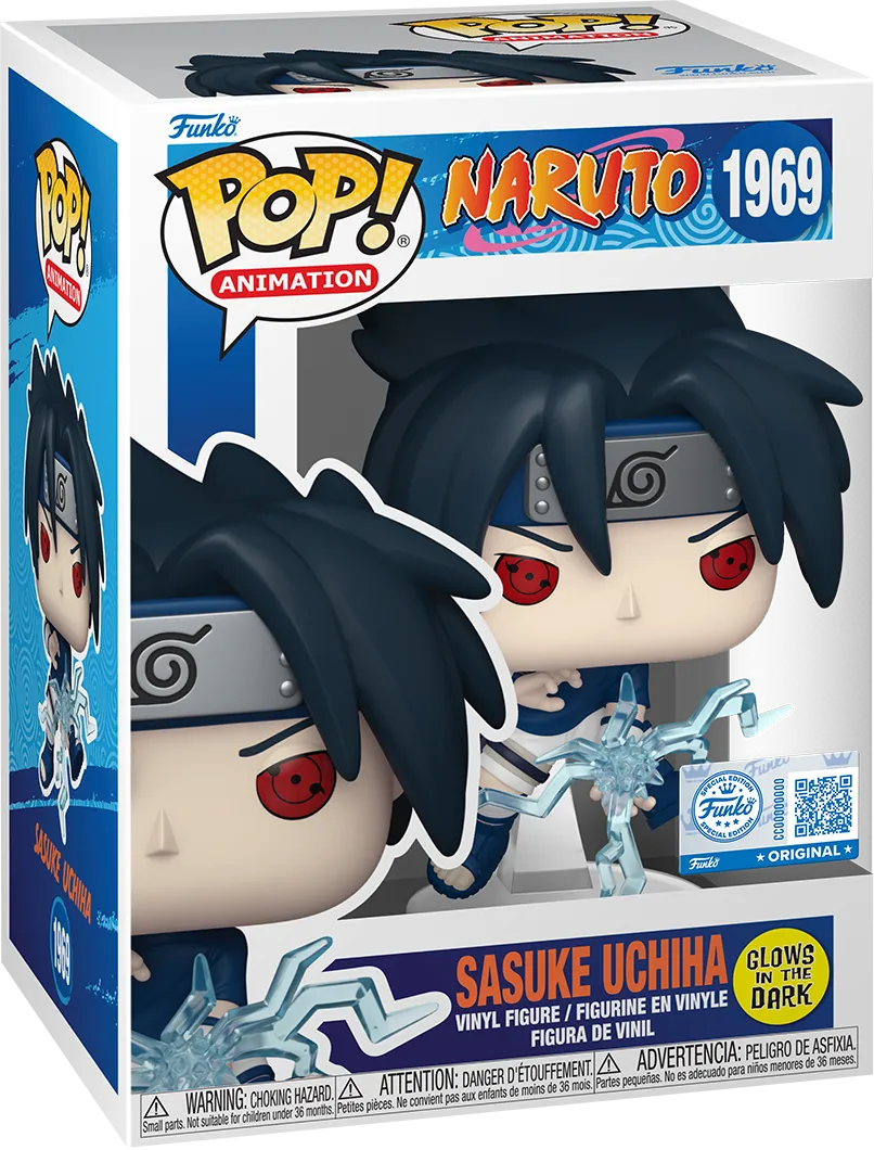 FUN82760 Naruto - Sasuke Uchiha (Chidori Glow) New Classics Pop! Vinyl [RS] - Funko - Titan Pop Culture