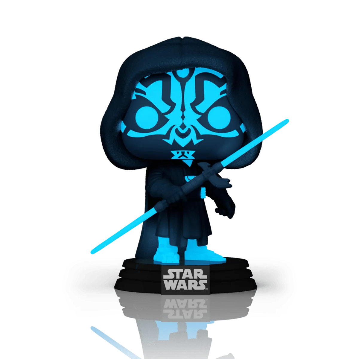 FUN82771 Star Wars: Darkside - Darth Maul (Hologram) US Exclusive Glow Pop! Vinyl [RS] - Funko - Titan Pop Culture