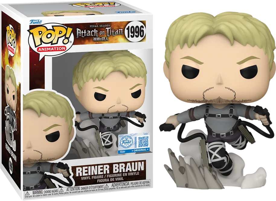 FUN82845 Attack on Titan - Reiner US Exclusive Pop! Vinyl [RS] - Funko - Titan Pop Culture