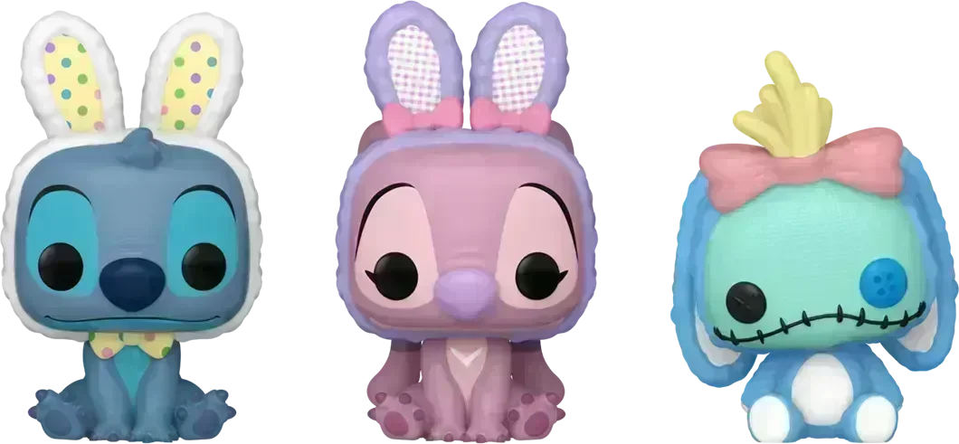 FUN83110 Lilo & Stitch - Easter Pocket Pop! 3-Pack - Funko - Titan Pop Culture