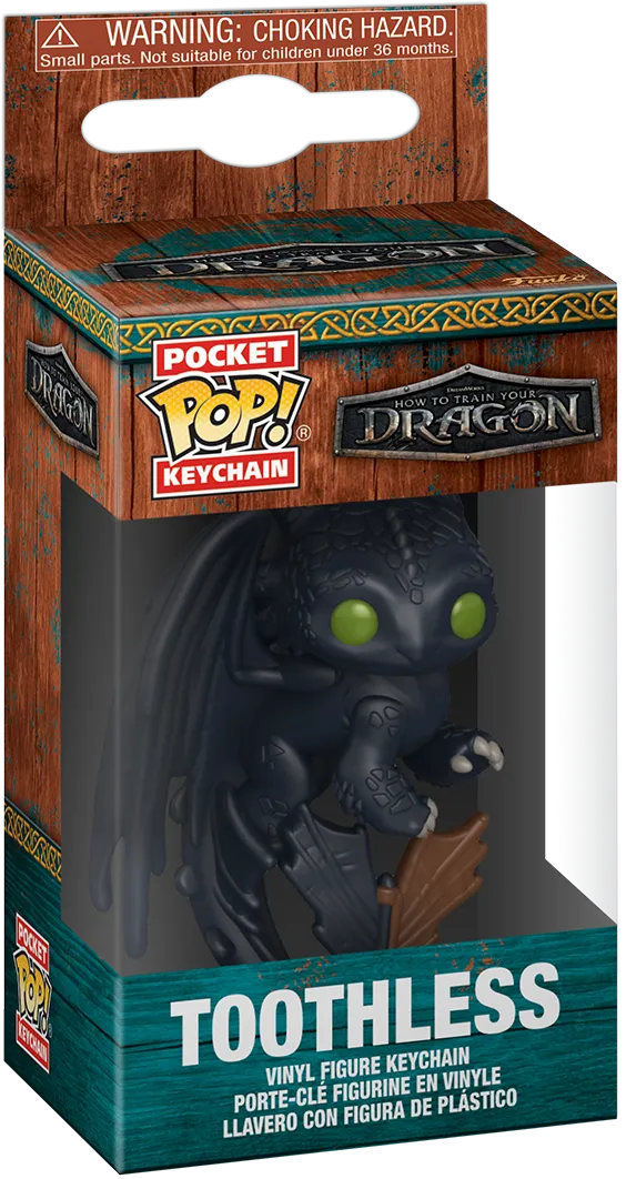 FUN83453 How to Train Your Dragon (2025) - Toothless Pop! Keychain - Funko - Titan Pop Culture
