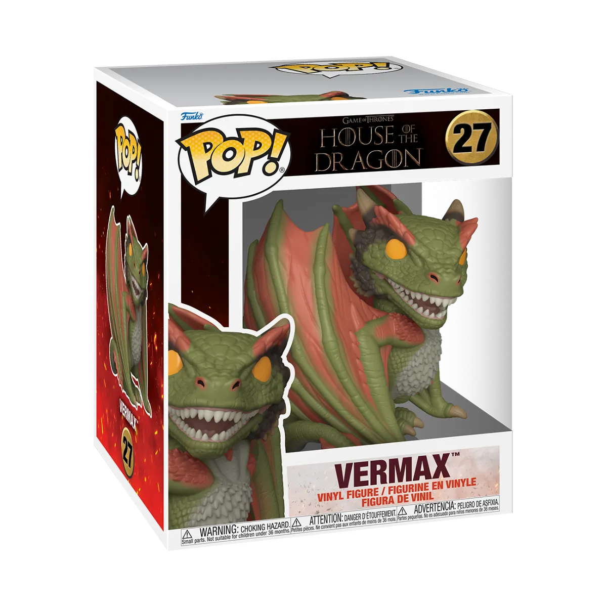 FUN83461 House of the Dragon - Vermax 6" Pop! Vinyl - Funko - Titan Pop Culture