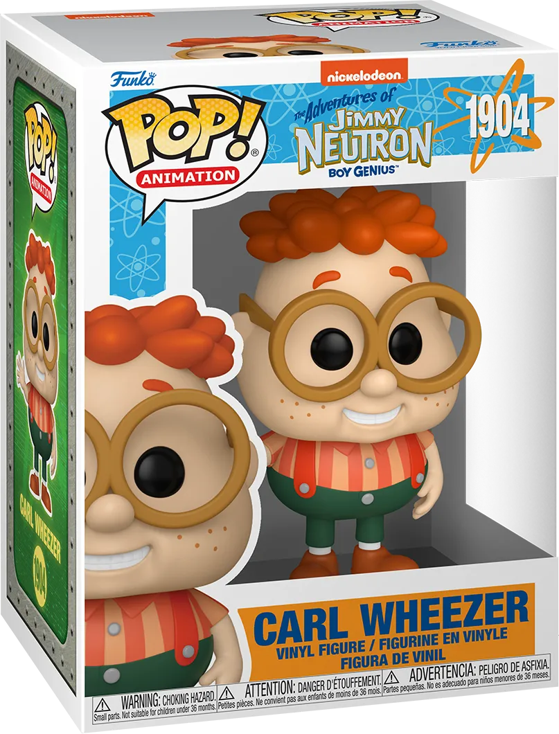 FUN83535 The Adventures of Jimmy Neutron, Boy Genius - Carl Wheezer Pop! Vinyl - Funko - Titan Pop Culture