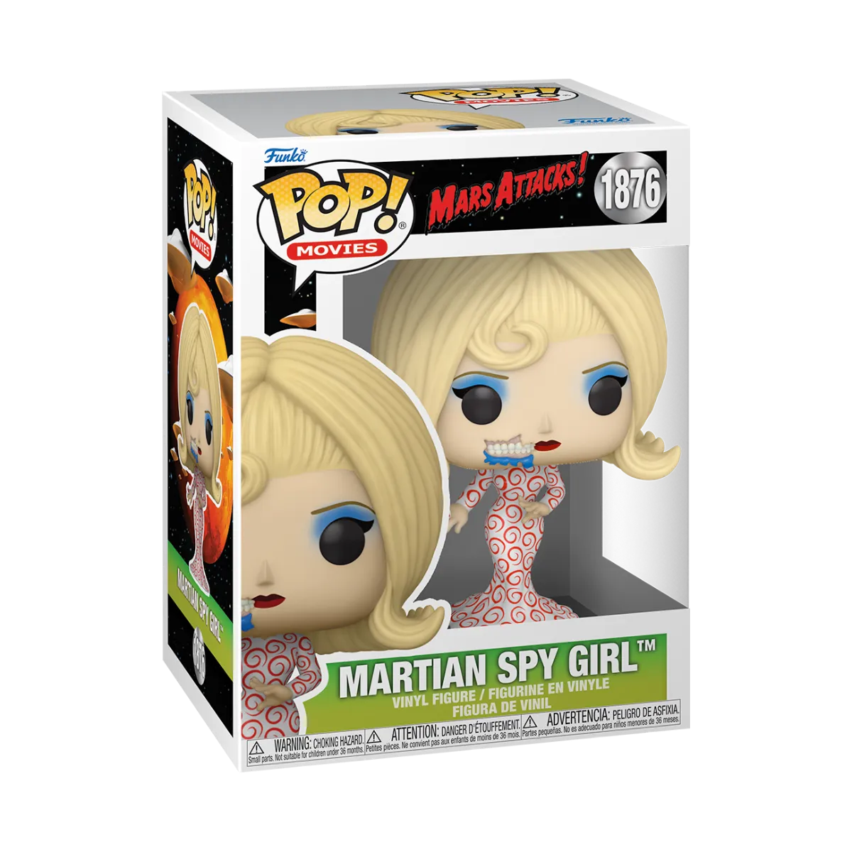 FUN83567 Mars Attacks - Martian Spy Girl Pop! Vinyl - Funko - Titan Pop Culture