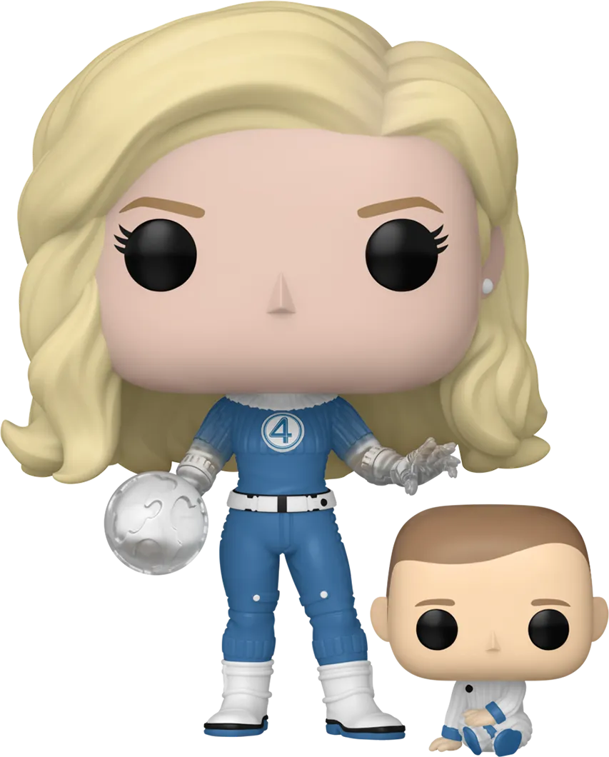 FUN83583 The Fantastic Four (2025) - Invisible Woman & Franklin Pop! Vinyl - Funko - Titan Pop Culture