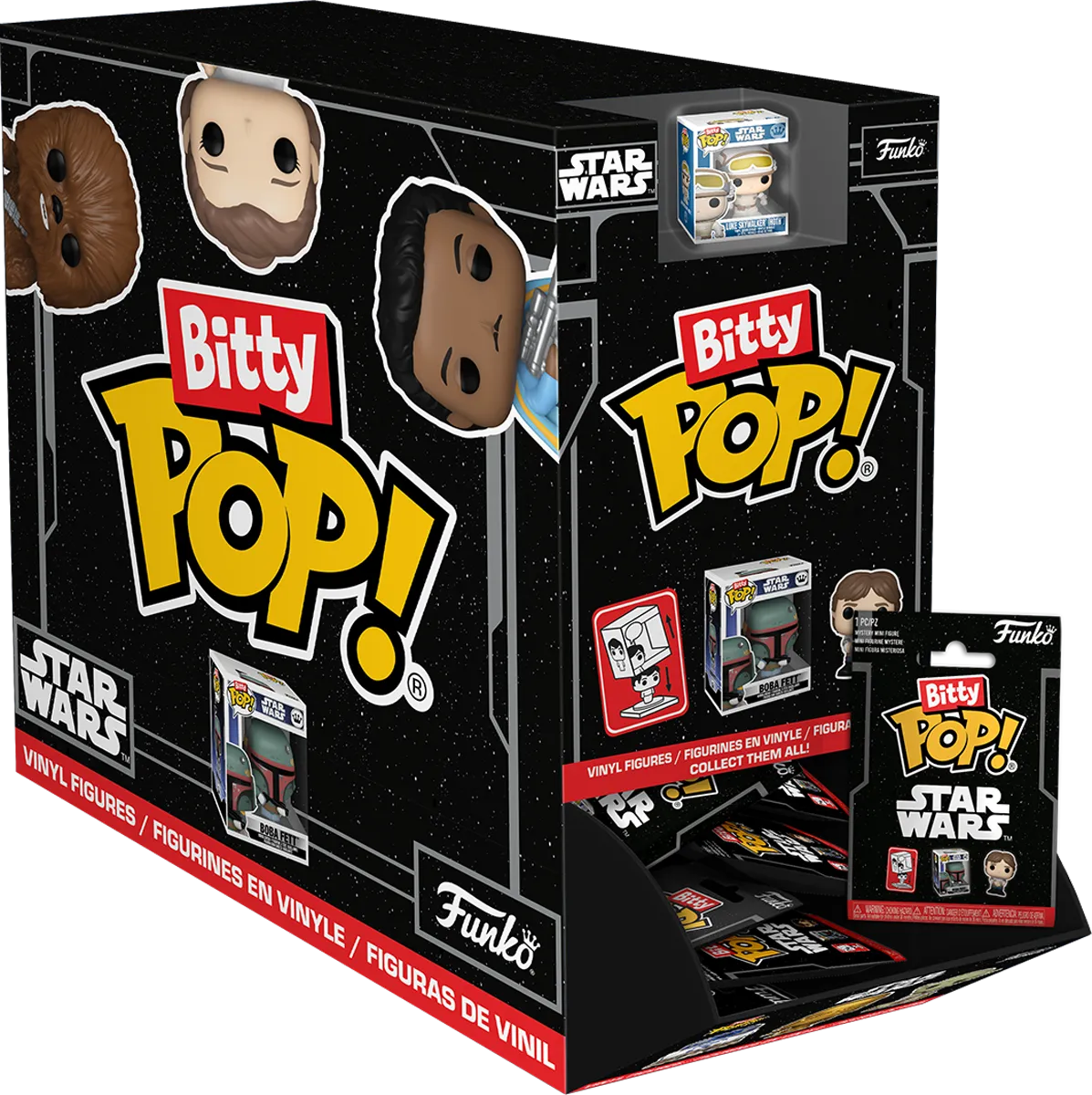 FUN83674 Star Wars - Series 2 Bitty Pop! Blind Bag Assortment (Display of 32) - Funko - Titan Pop Culture