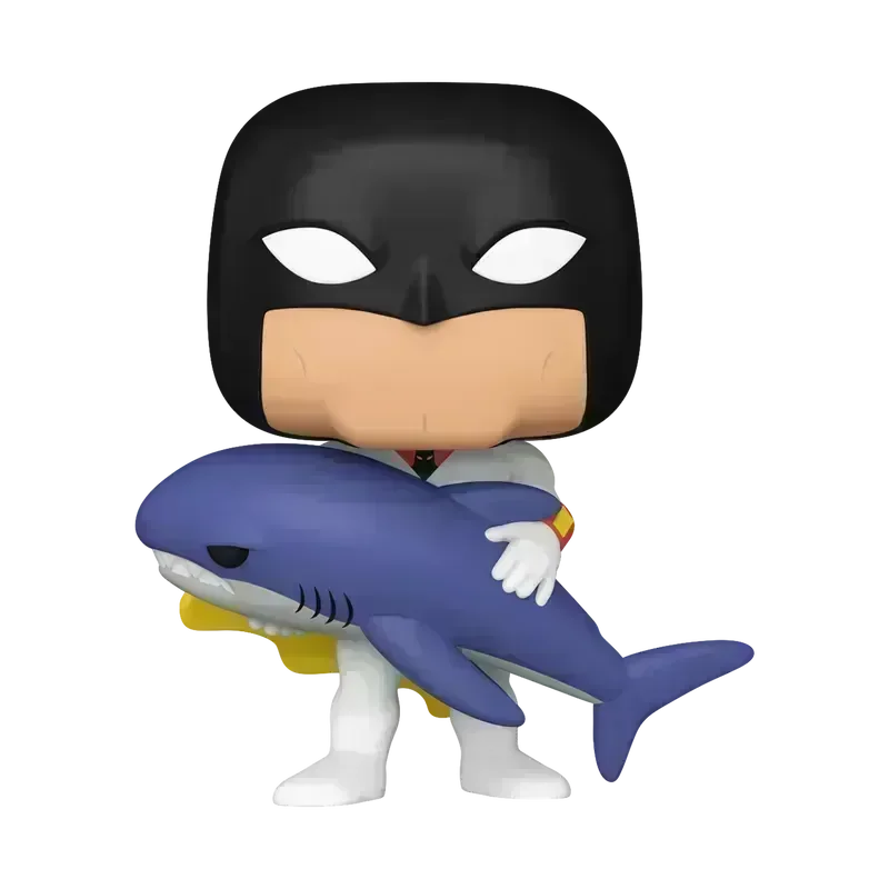 FUN83764 Space Ghost: Coast to Coast - Space Ghost with Shark Pop! Plus - Funko - Titan Pop Culture