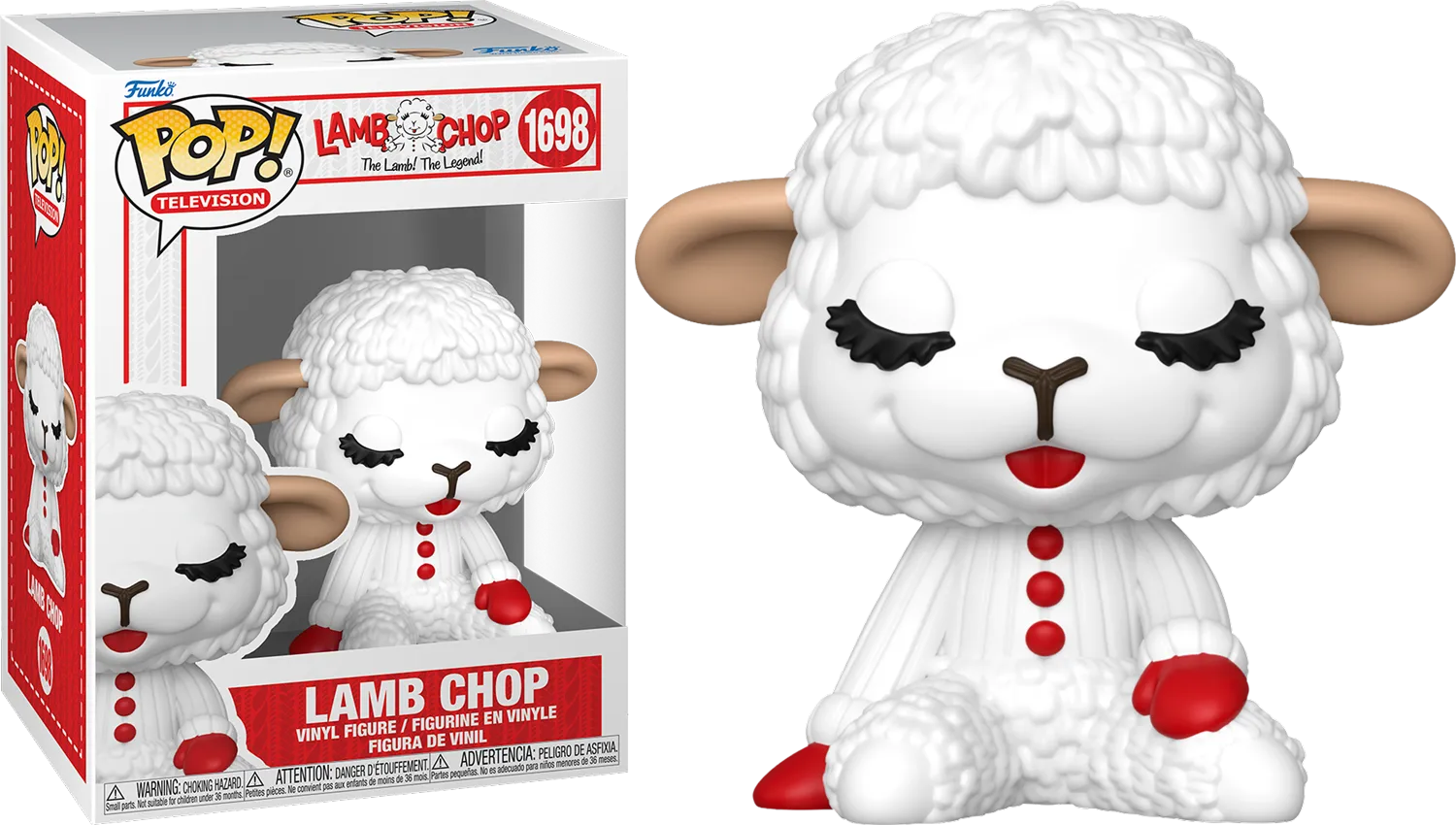 FUN83810 Lamb Chop's Play Along - Lamb Chop Pop! Vinyl - Funko - Titan Pop Culture