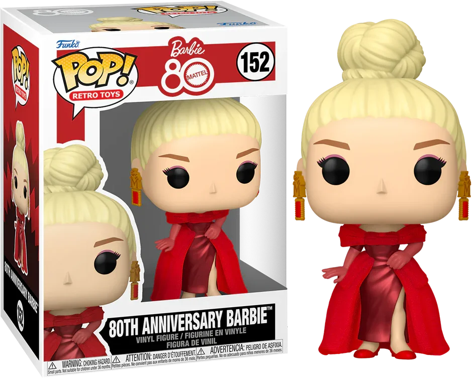 FUN83812 Retro Toys - Barbie 80th Anniversary Pop! Vinyl - Funko - Titan Pop Culture