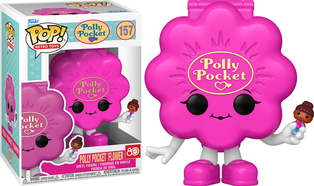 FUN83816 Retro Toys: Polly Pocket - Flower Shell (Pink) Pop! Vinyl - Funko - Titan Pop Culture