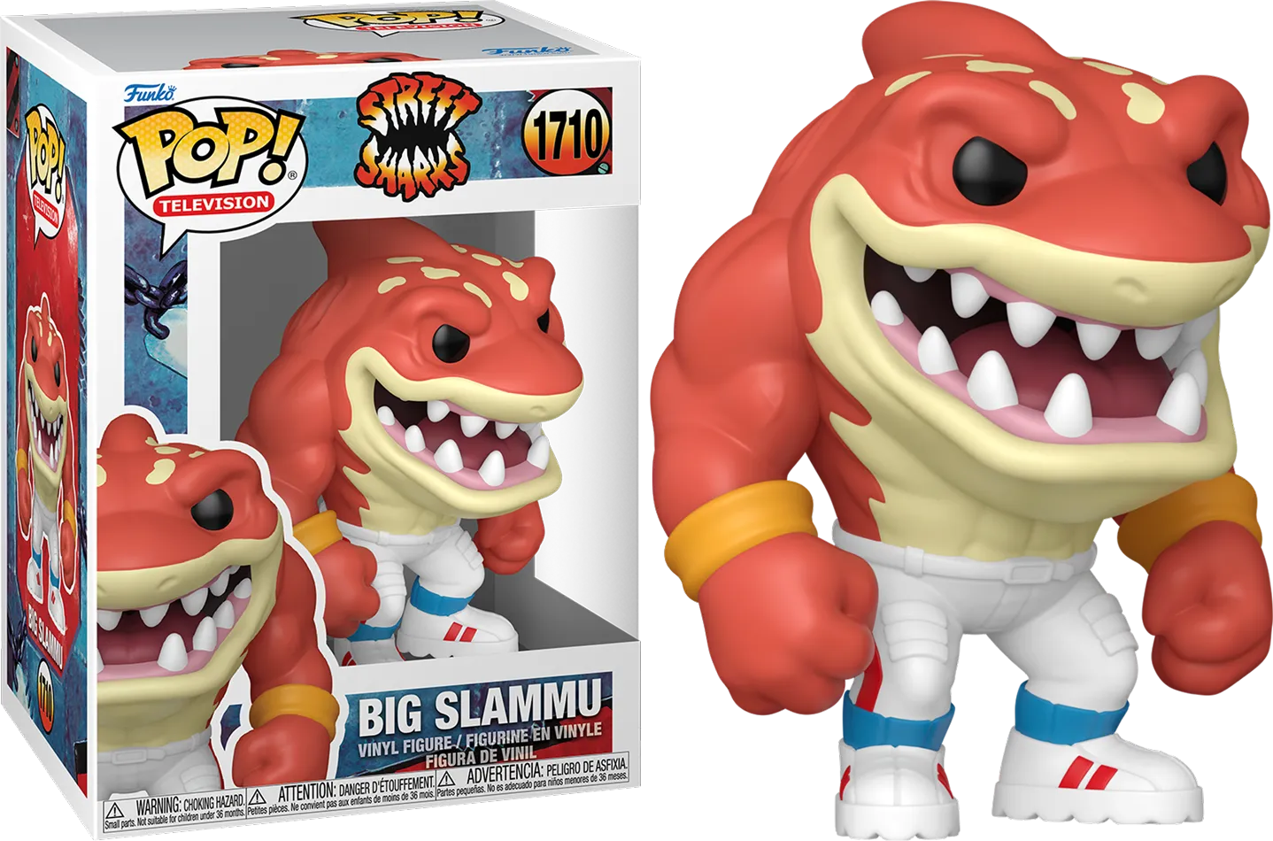 FUN83820 Street Sharks - Big Slammu Pop! Vinyl - Funko - Titan Pop Culture