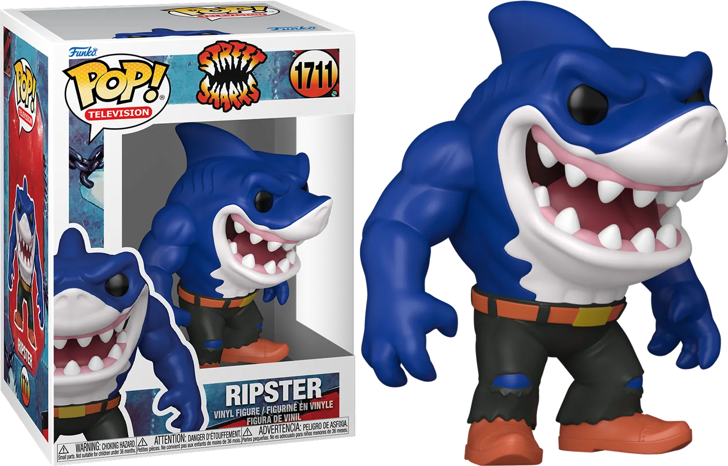 FUN83821 Street Sharks - Ripster Pop! Vinyl - Funko - Titan Pop Culture