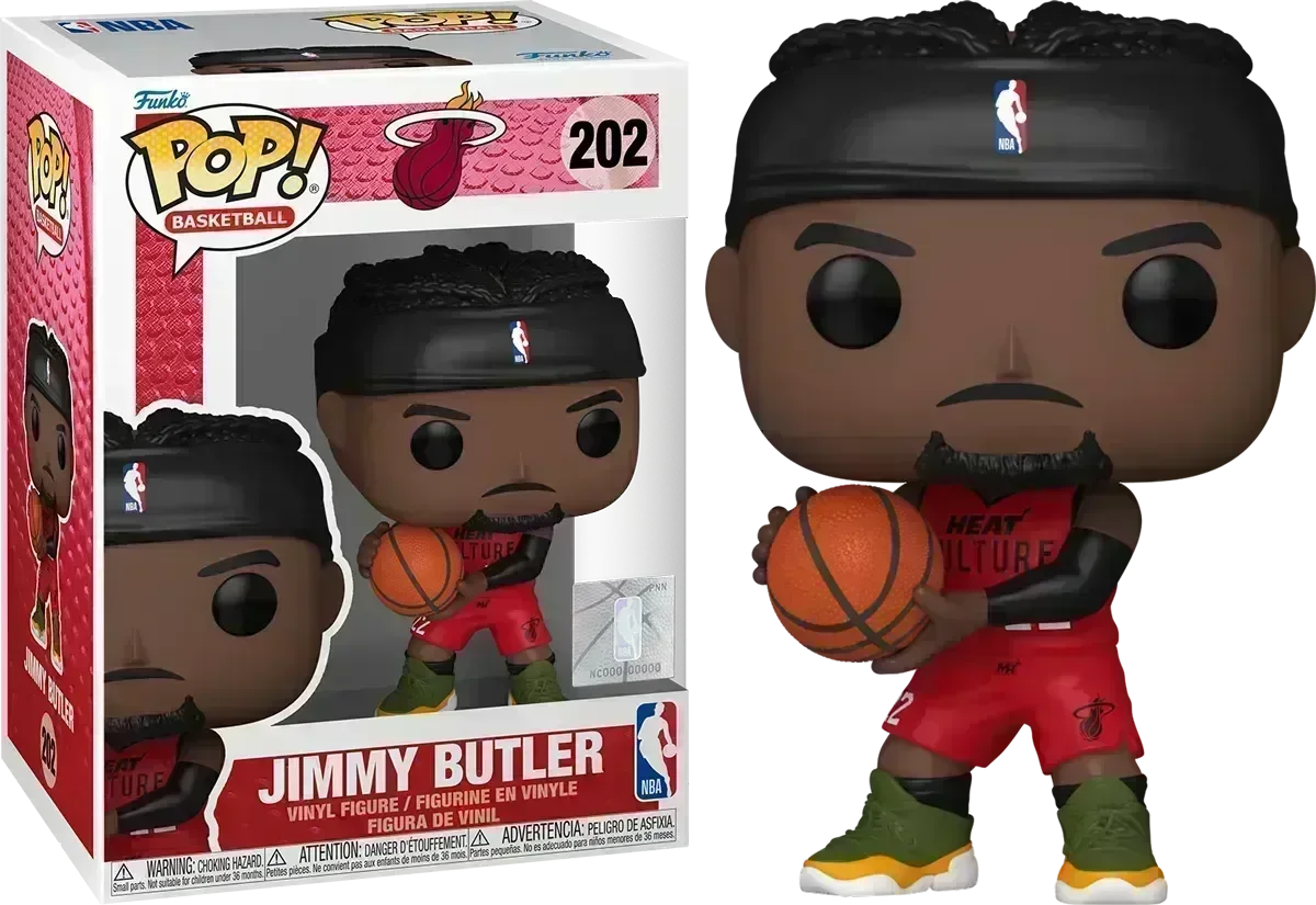 FUN83845 NBA: Heat - Jimmy Butler (City Edition 2024) Pop! Vinyl - Funko - Titan Pop Culture