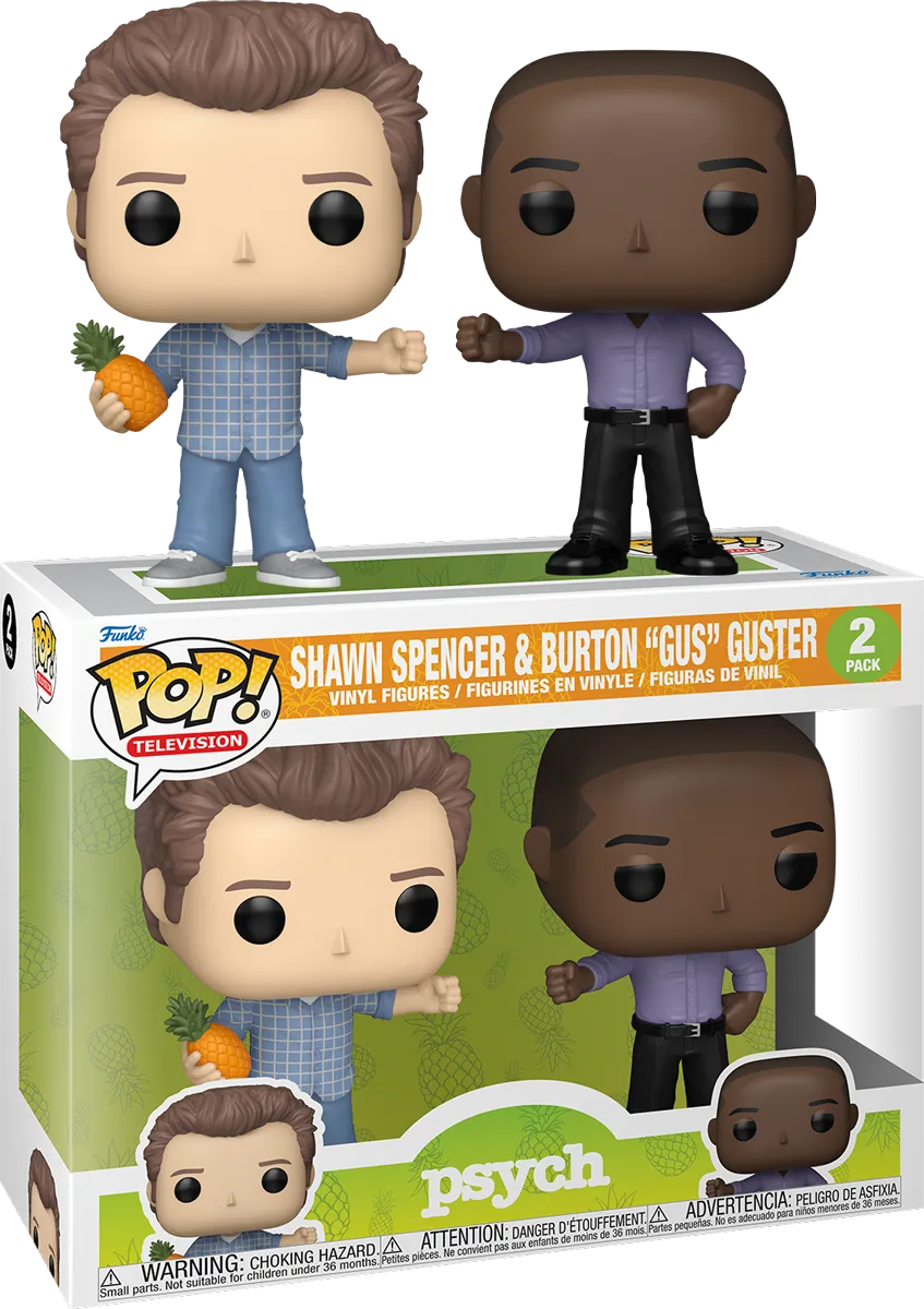 FUN83972 Psych - Shawn & Gus Pop! Vinyl 2-Pack - Funko - Titan Pop Culture