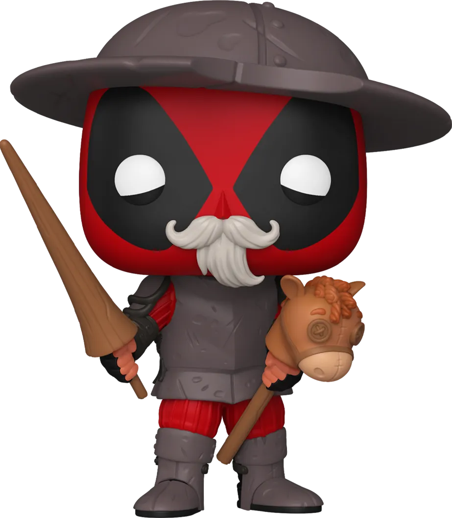 FUN83985 Deadpool: Literary Classics - Deadpool as Don Quixote Pop! Vinyl - Funko - Titan Pop Culture