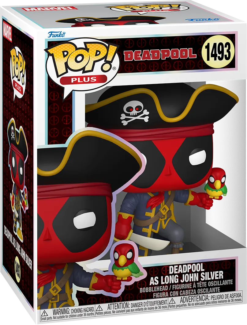 FUN83986 Deadpool: Literary Classics - Deadpool as Long John Silver Pop! Vinyl - Funko - Titan Pop Culture