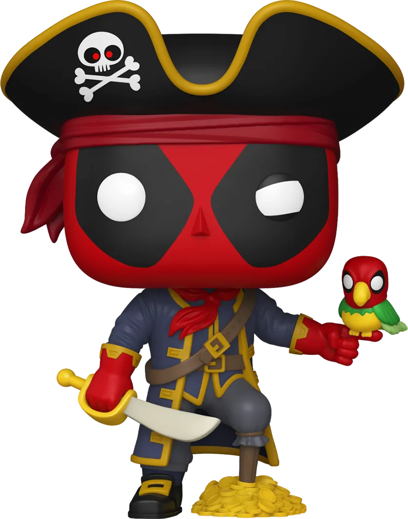 FUN83986 Deadpool: Literary Classics - Deadpool as Long John Silver Pop! Vinyl - Funko - Titan Pop Culture