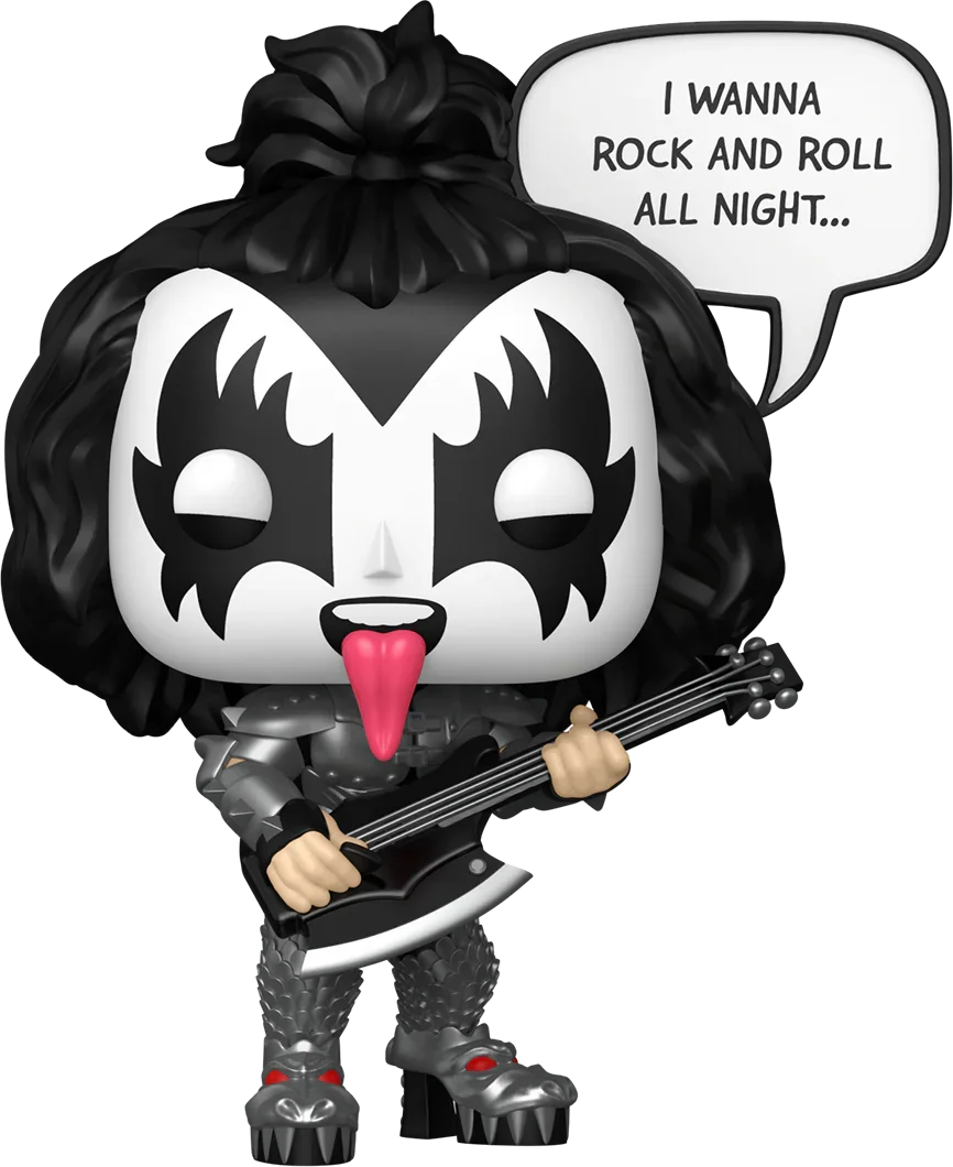 FUN84124 KISS - The Demon (Rock & Roll All Night) Pop! Vinyl Sayings - Funko - Titan Pop Culture