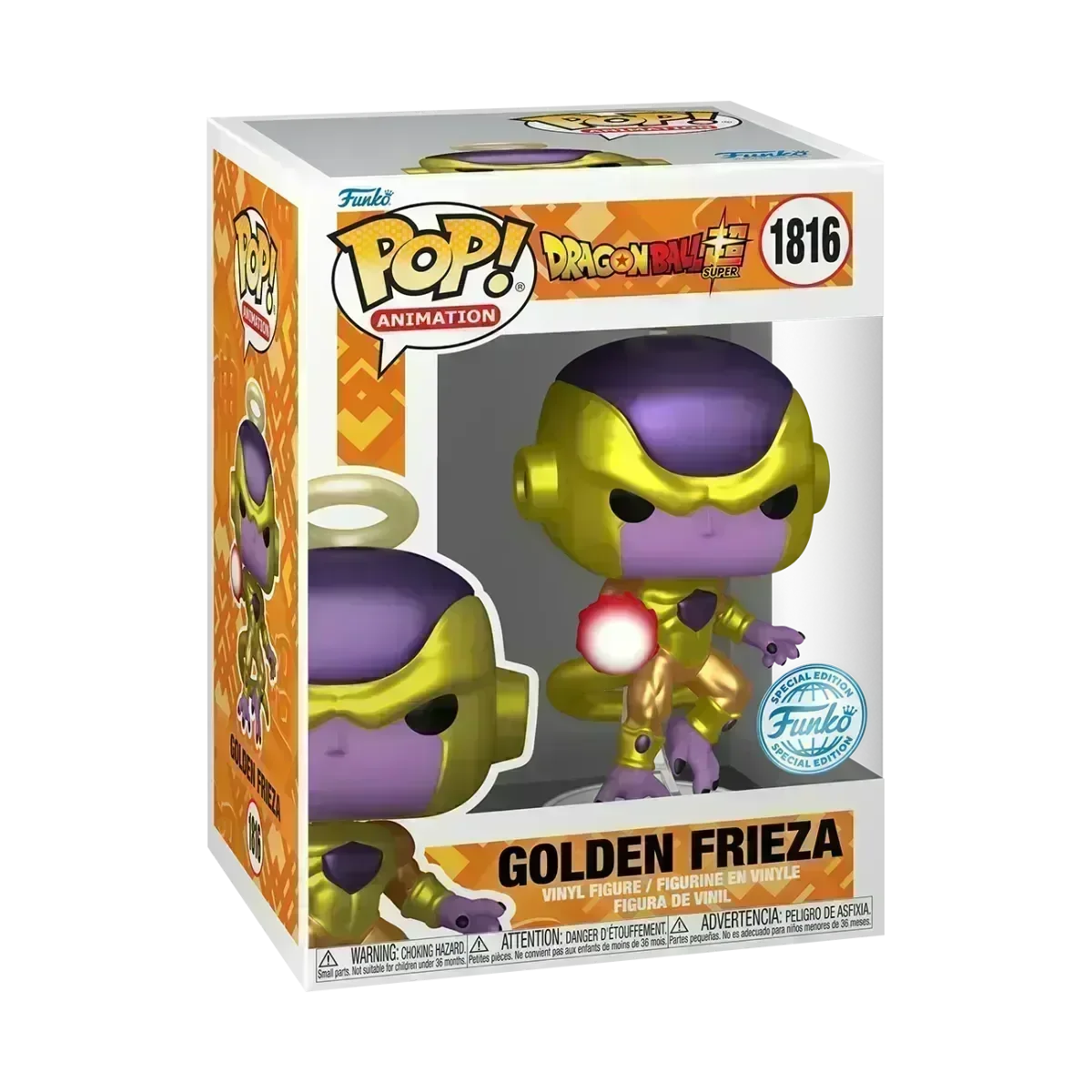 FUN84386 Dragon Ball Super - Golden Frieza US Exclusive Pop! Vinyl [RS] - Funko - Titan Pop Culture