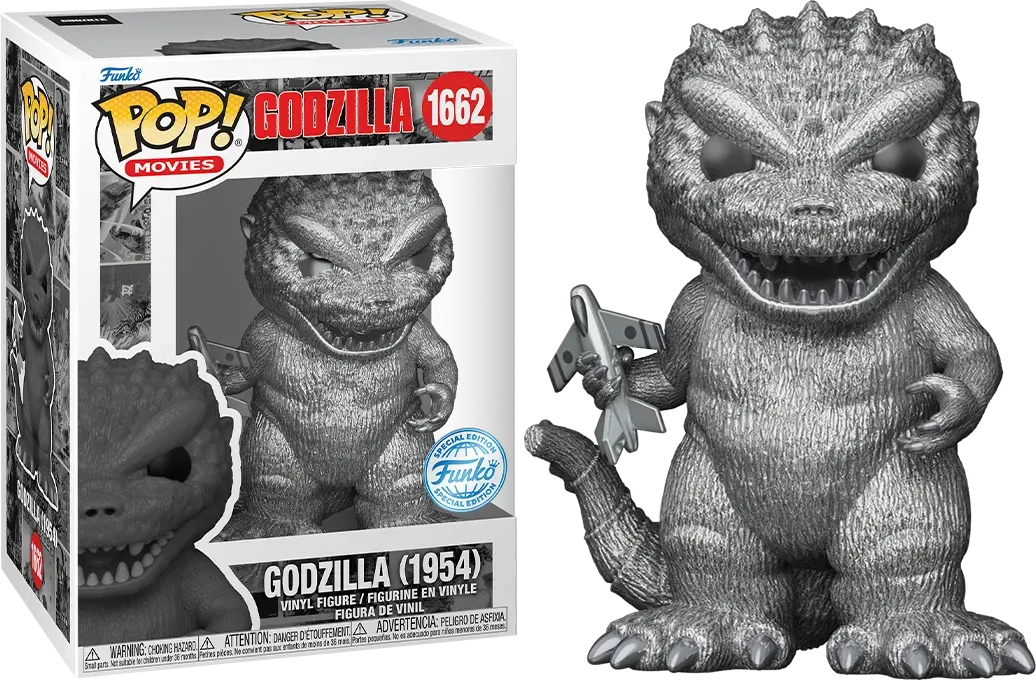 FUN84398 Godzilla: 70th Anniversary - Godzilla (1954) US Exclusive Metallic Pop! Vinyl [RS] - Funko - Titan Pop Culture