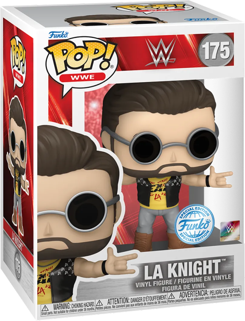 FUN84454 WWE - LA Knight US Exclusive Pop! Vinyl [RS] - Funko - Titan Pop Culture