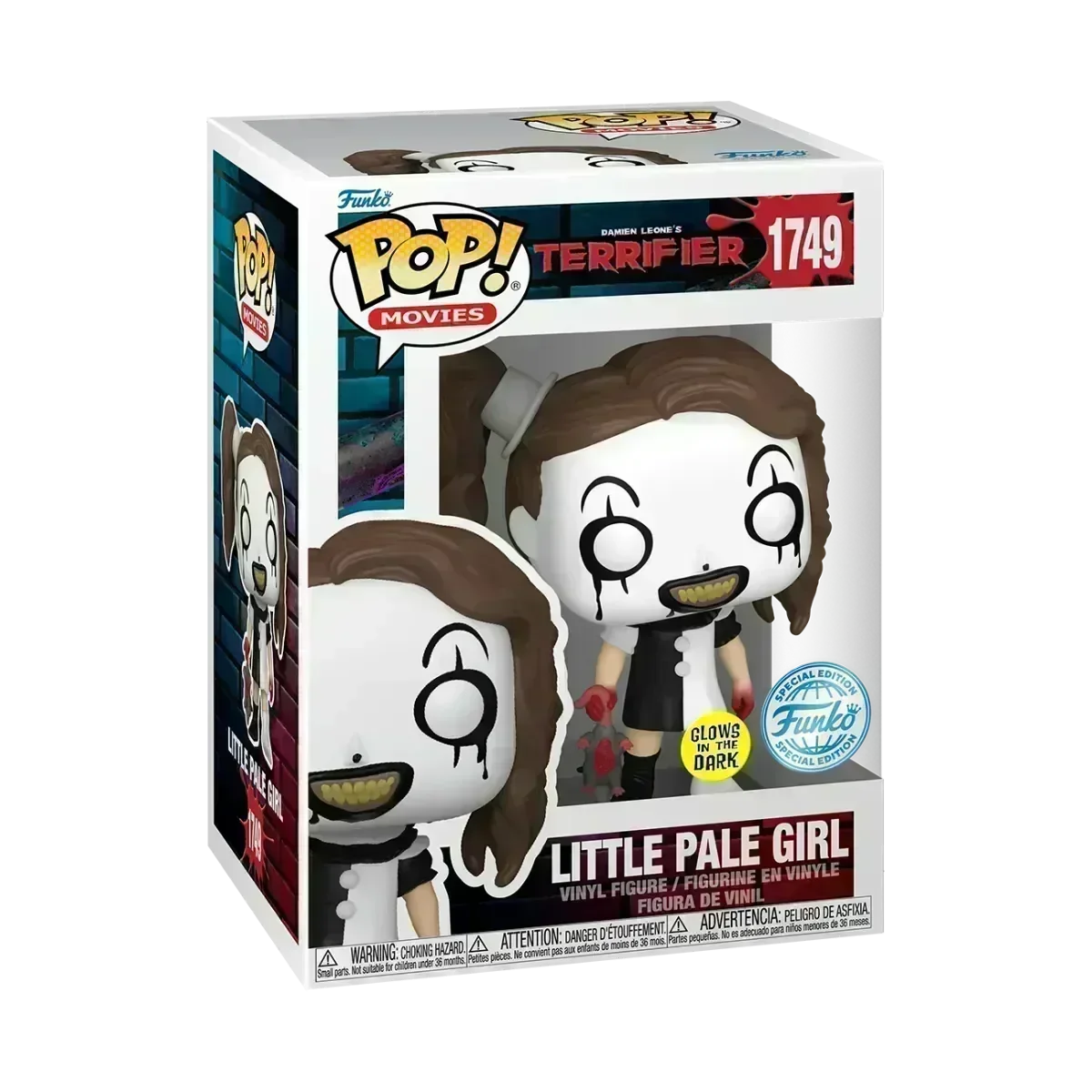 FUN84459 Terrifier 2 - Little Pale Girl Glow-in-the-Dark Pop! Vinyl [RS] - Funko - Titan Pop Culture