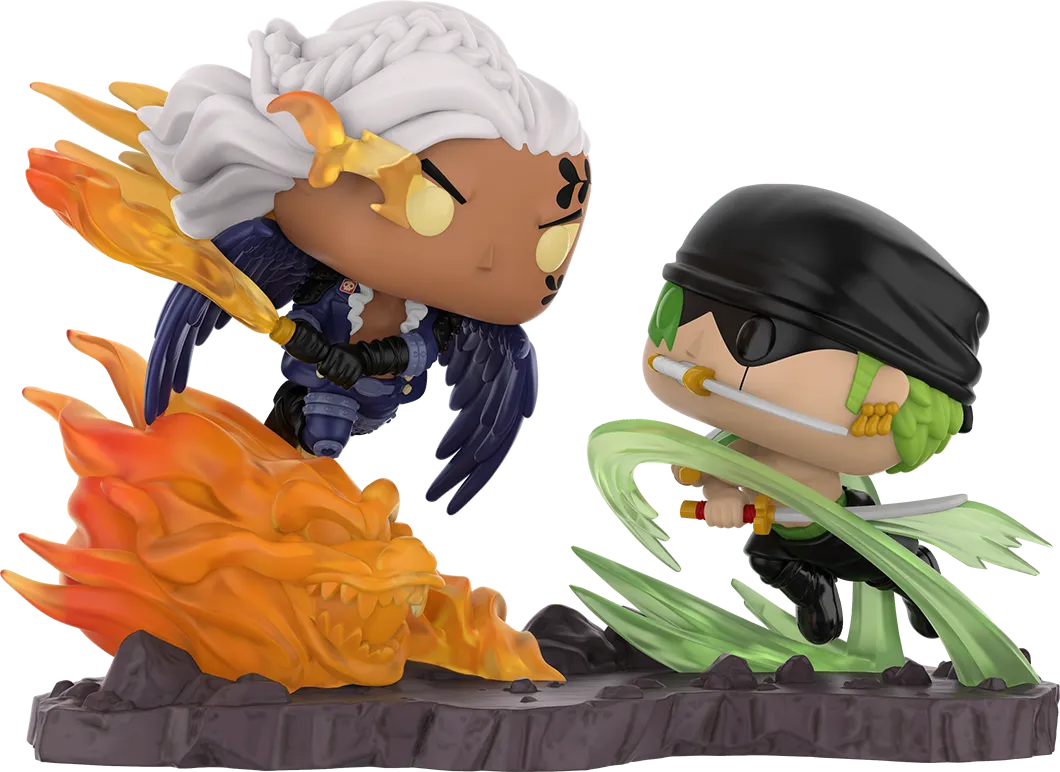 FUN84487 One Piece - Roronoa Zoro vs. King US Exclusive Pop! Moment [RS] - Funko - Titan Pop Culture