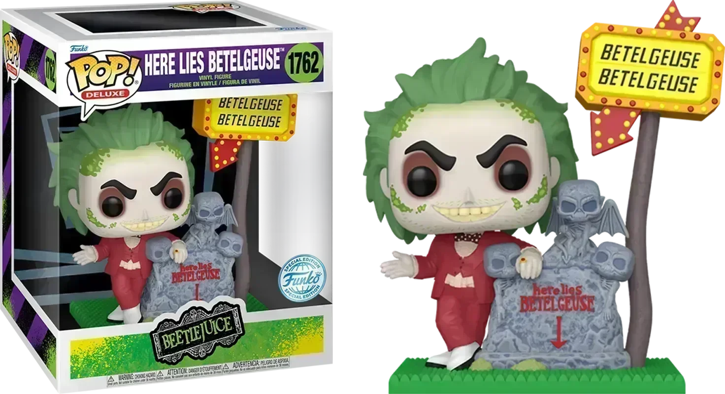 FUN84529 Beetlejuice - Here Lies Betelguise US Exclusive Pop! Deluxe [RS] - Funko - Titan Pop Culture