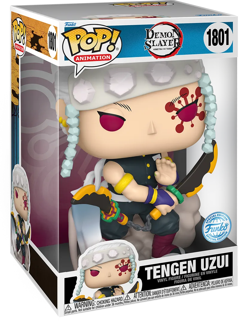 FUN84594 Demon Slayer - Tengen Uzui US Exclusive 10" Pop! Vinyl [RS] - Funko - Titan Pop Culture