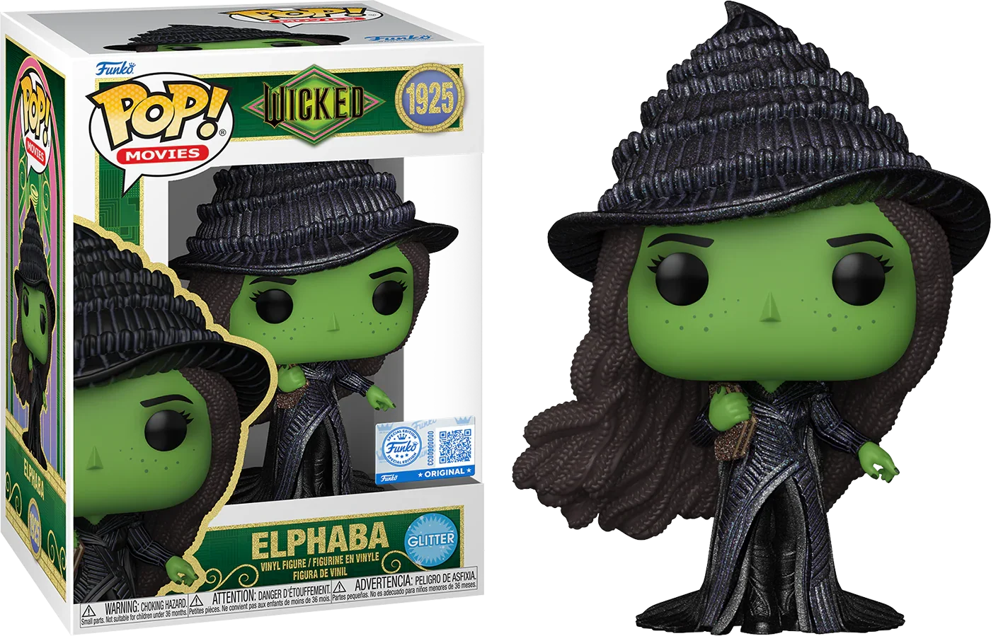 Wicked (2025) - Vinilo pop brillante exclusivo de Elphaba para EE. UU. [RS]