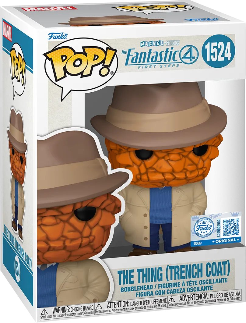 FUN84911 The Fantastic Four (2025) - The Thing (Trench Coat) US Exclusive Pop! Vinyl [RS] - Funko - Titan Pop Culture