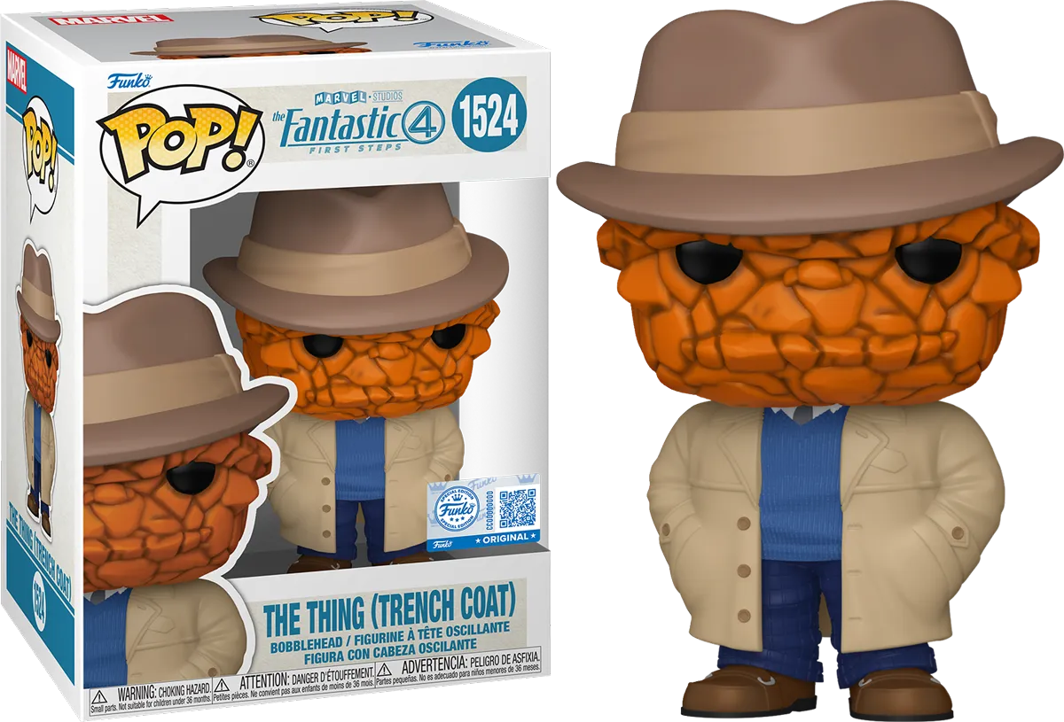 FUN84911 The Fantastic Four (2025) - The Thing (Trench Coat) US Exclusive Pop! Vinyl [RS] - Funko - Titan Pop Culture