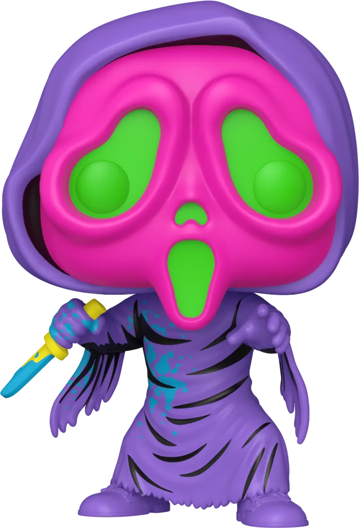 FUN84928 Scream - Ghost Face US Exclusive Blacklight Pop! Vinyl [RS] - Funko - Titan Pop Culture