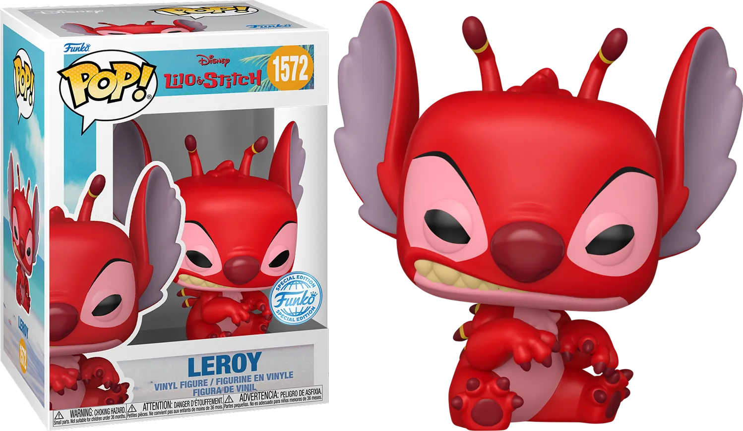 FUN84934 Lilo & Stitch - Leroy US Exclusive Pop! Vinyl [RS] - Funko - Titan Pop Culture